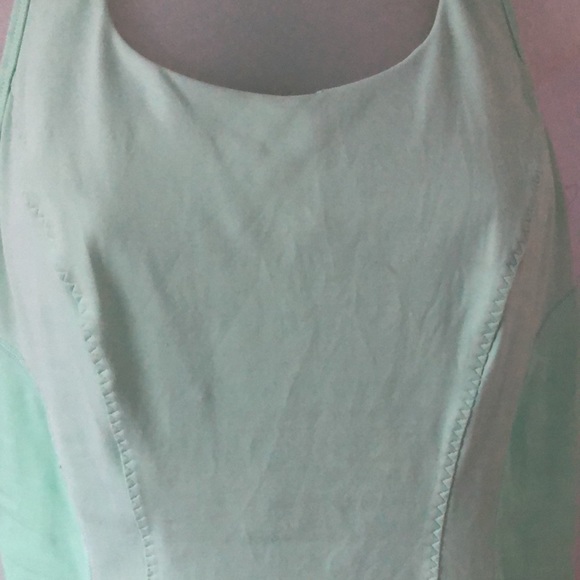 Lululemon Raceback Mint Green Build in Bra Tank - Picture 3 of 12